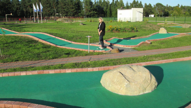 Toila SPA Hotelli minigolfiväljak